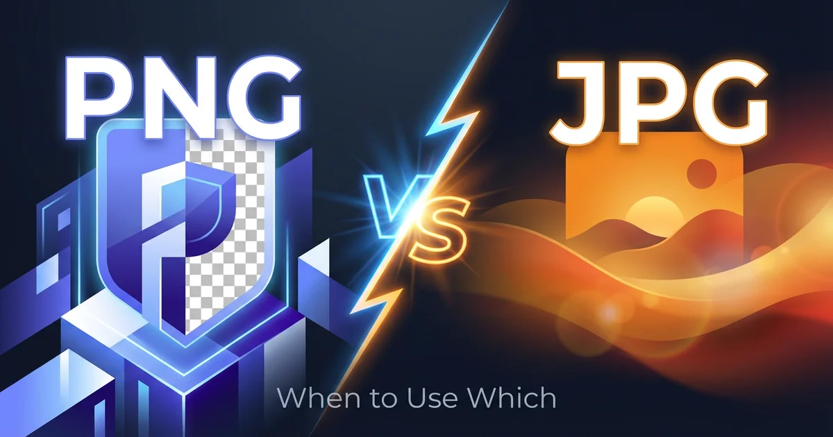 PNG vs JPG: When to Use Which Format